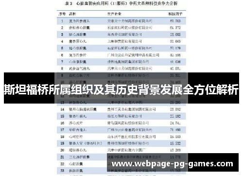 斯坦福桥所属组织及其历史背景发展全方位解析 斯坦福桥所属组织及其历史背景发展全方位解析